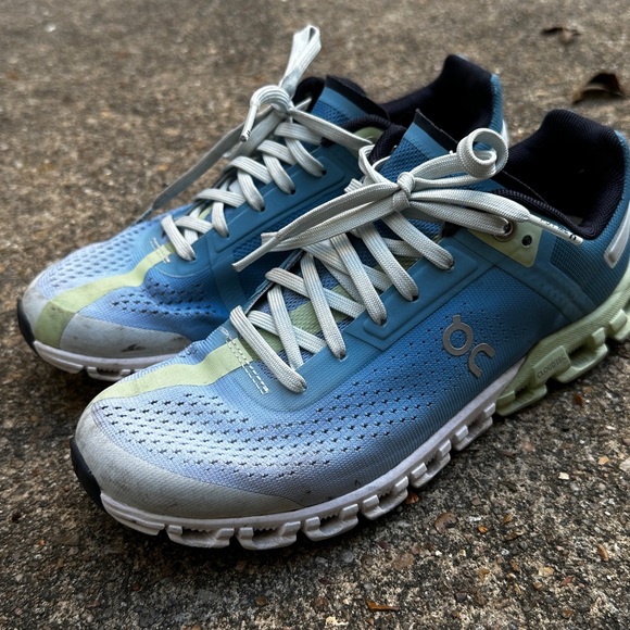On Running Cloudflow 3 Niagara Meadow Size 6 Tennis Shoes - Picture 1 of 9
